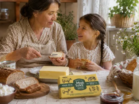 PREMIUM МАЙ LOVE сливочное масло 82,5%, 180 г